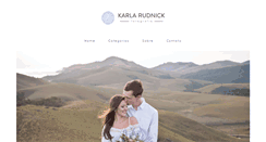 Desktop Screenshot of karlarudnick.com